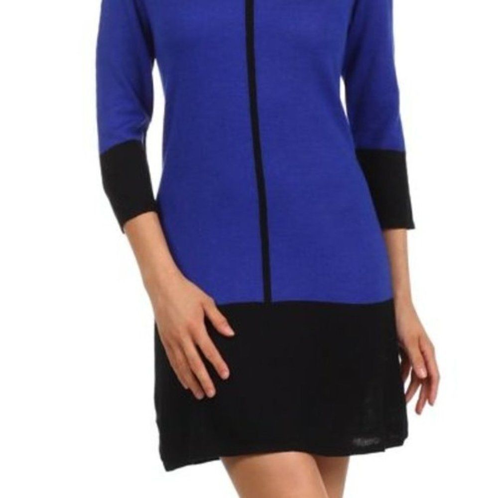 THML Color Block Mini Sweater Dress - Picture 7 of 7